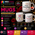 CPM11 Personalised Anniversary Mug – Custom Couple Keepsake Gift