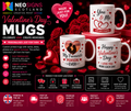 CPM12 Personalised Valentine’s Mug – Custom Romantic Gift for Your Loved One