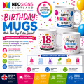 CPM13 Personalised Birthday Mug – Custom Birthday Keepsake Gift