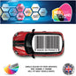 CRG03 Barcode Made in France roof graphic Universal for any car