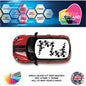CRG06 Outline and Solid Hexs roof graphic Universal for any car
