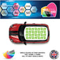 CRG08 Leafs roof graphic Universal for any car