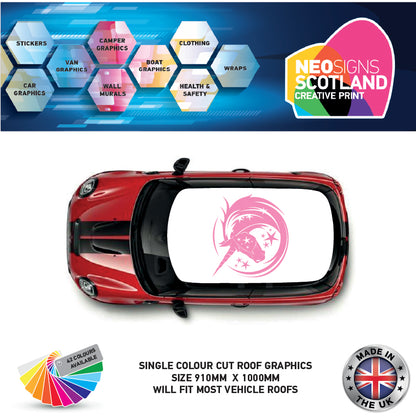 CRG15 Unicorn roof graphic Universal for any car