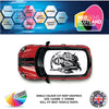 CRG19 Grim Reaper Skeleton roof graphic Universal for any car