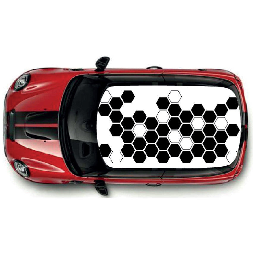 CRG04 Hexagon roof graphic Universal for any car