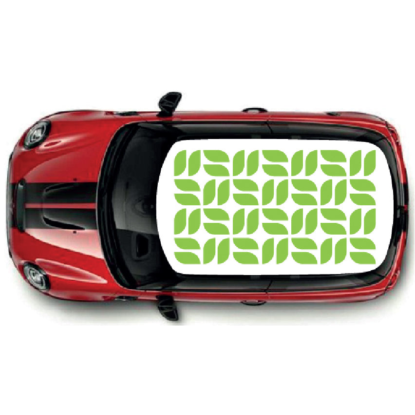 CRG08 Leafs roof graphic Universal for any car