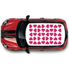 CRG11 Love Hearts roof graphic Universal for any car