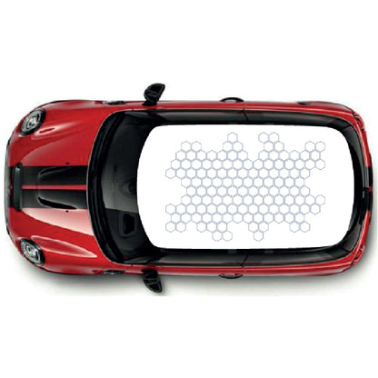 CRG13 Small Outline Hexs roof graphic Universal for any car