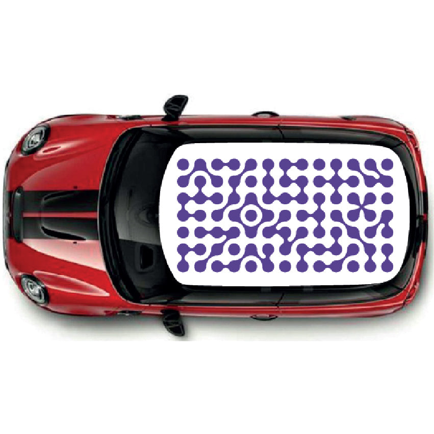 CRG14 Abstract Pattern roof graphic Universal for any car
