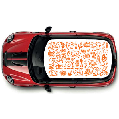CRG23 Graffiti Style roof graphic Universal for any car