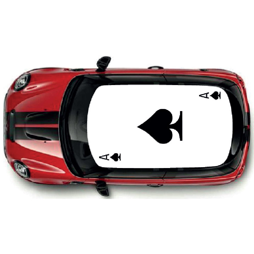 CRG25 Ace of Spades roof graphic Universal for any car