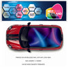 CRW09 Galactic Colourful Printed Roof wrap for Mini or any car universal