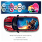 CRW24 Gaurdians of the galaxy Rocket Printed Roof wrap for Mini or any car universal