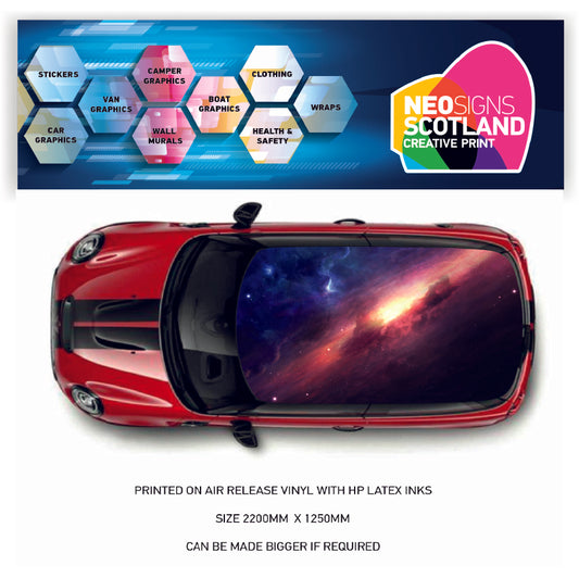 CRW27 Universe Roof wrap for Mini or any car universal
