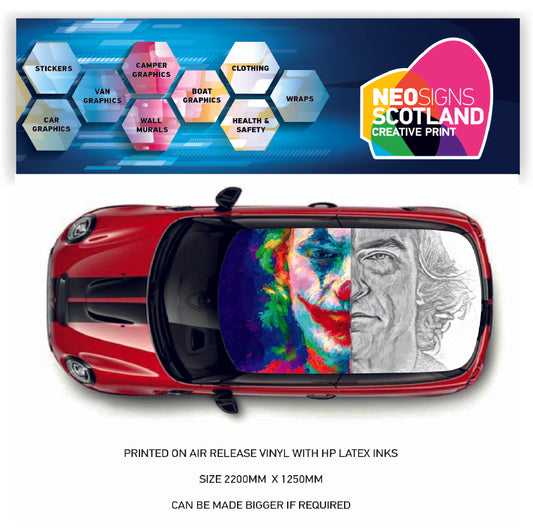 CRW30 Roof wrap for Mini or any car universal