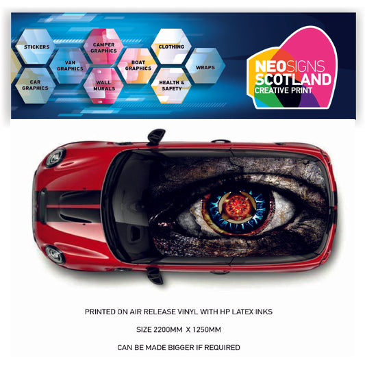 CRW40 Eye Roof wrap for Mini or any car universal