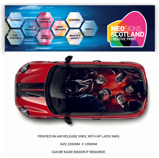 CRW47 The Boys oof wrap for Mini or any car universal