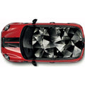 CRW006 Printed Roof Wrap For Mini Or Any Car Universal Various Designs Available