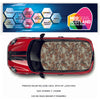 CRW067 Brown Camouflage Roof wrap for Mini or any car universal