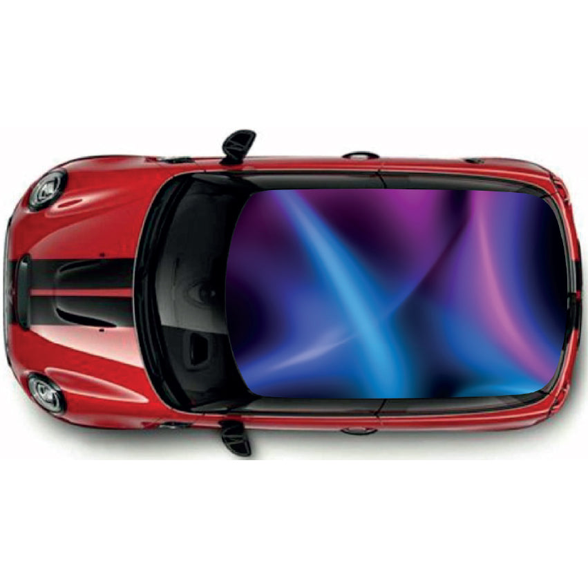 CRW009 Printed Roof Wrap For Mini Or Any Car Universal Various Designs Available