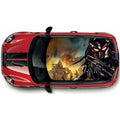CRW019 Printed Roof Wrap For Mini Or Any Car Universal Various Designs Available