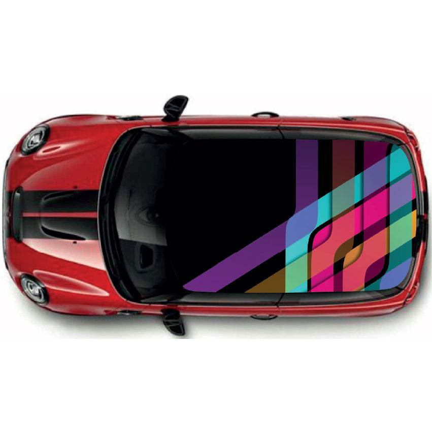 Printed Roof Wrap For Mini Or Any Car Universal Various Designs Available