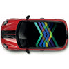 CRW26 Colourful Printed Roof wrap for Mini or any car universal