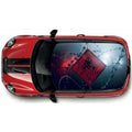 CRW028 Printed Roof Wrap For Mini Or Any Car Universal Various Designs Available