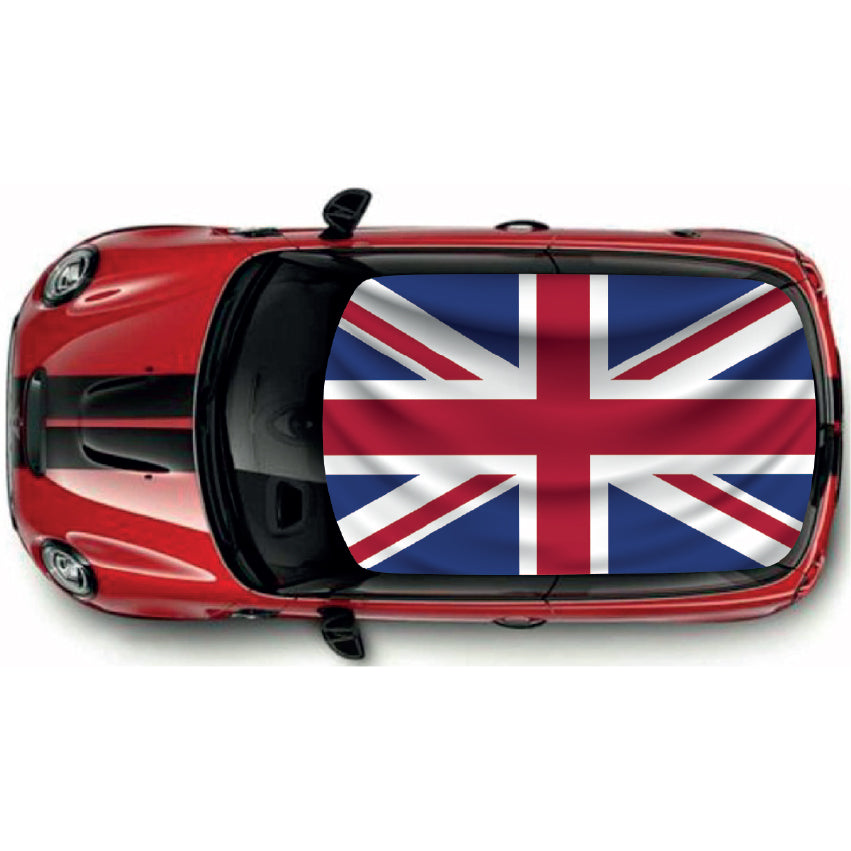 CRW31 United Kingdom Flag Roof wrap for Mini or any car universal