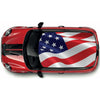 CRW32 USA Flag Roof wrap for Mini or any car universal
