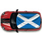 CRW33 Scotland Flag Roof wrap for Mini or any car universal