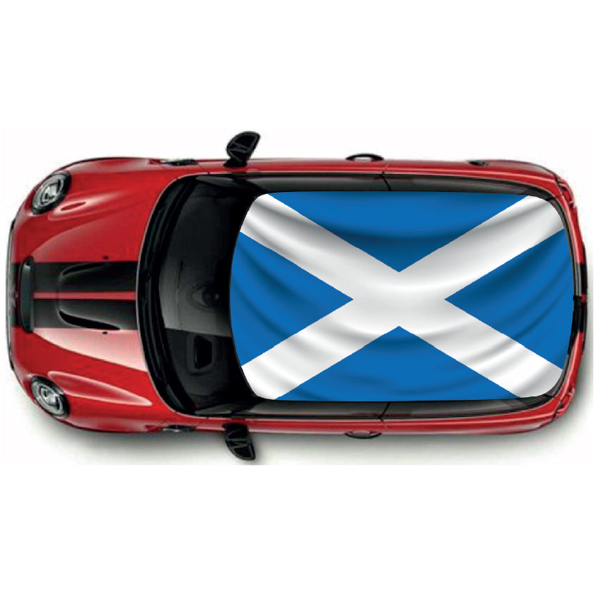 CRW033 Printed Roof Wrap For Mini Or Any Car Universal Various Designs Available