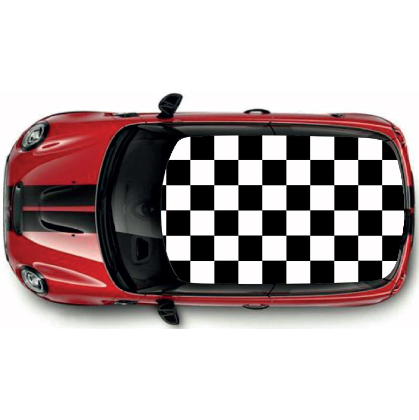CRW052 Printed Roof Wrap For Mini Or Any Car Universal Various Designs Available
