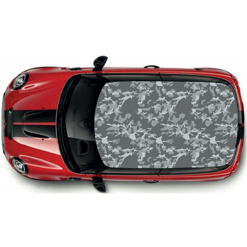 CRW53 Camouflage Roof wrap for Mini or any car universal