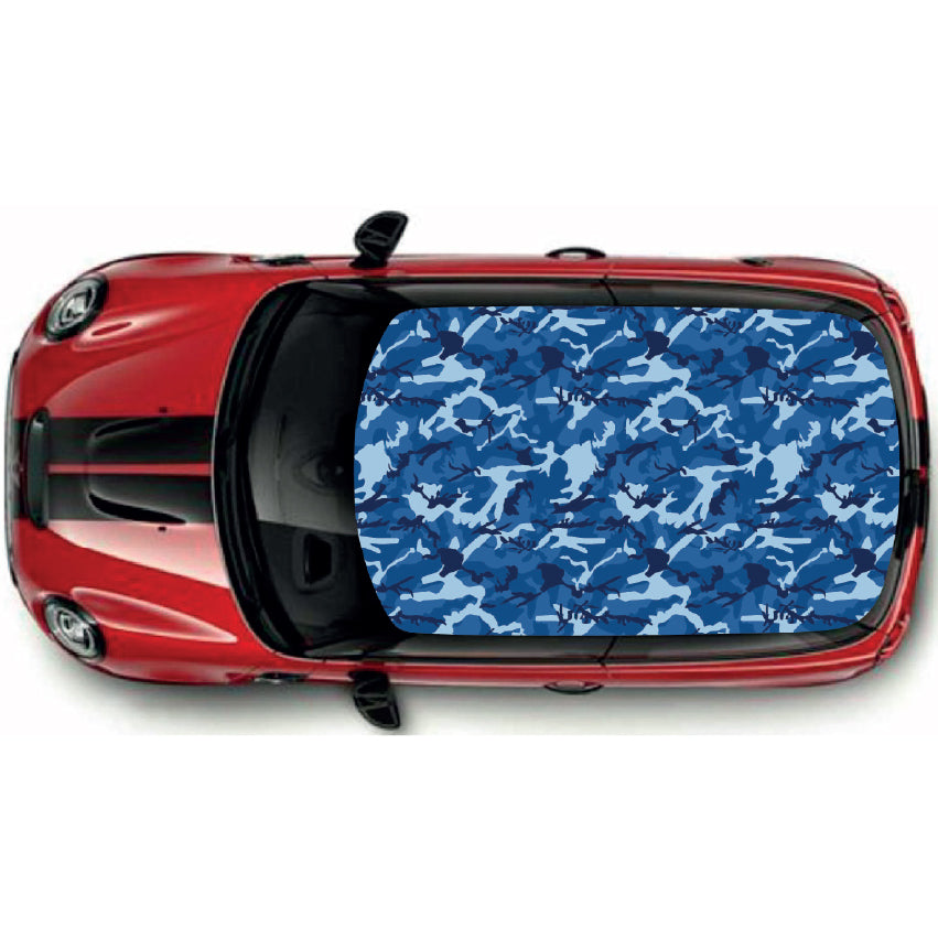 CRW057 Printed Roof Wrap For Mini Or Any Car Universal Various Designs Available