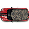 CRW058 Printed Roof Wrap For Mini Or Any Car Universal Various Designs Available
