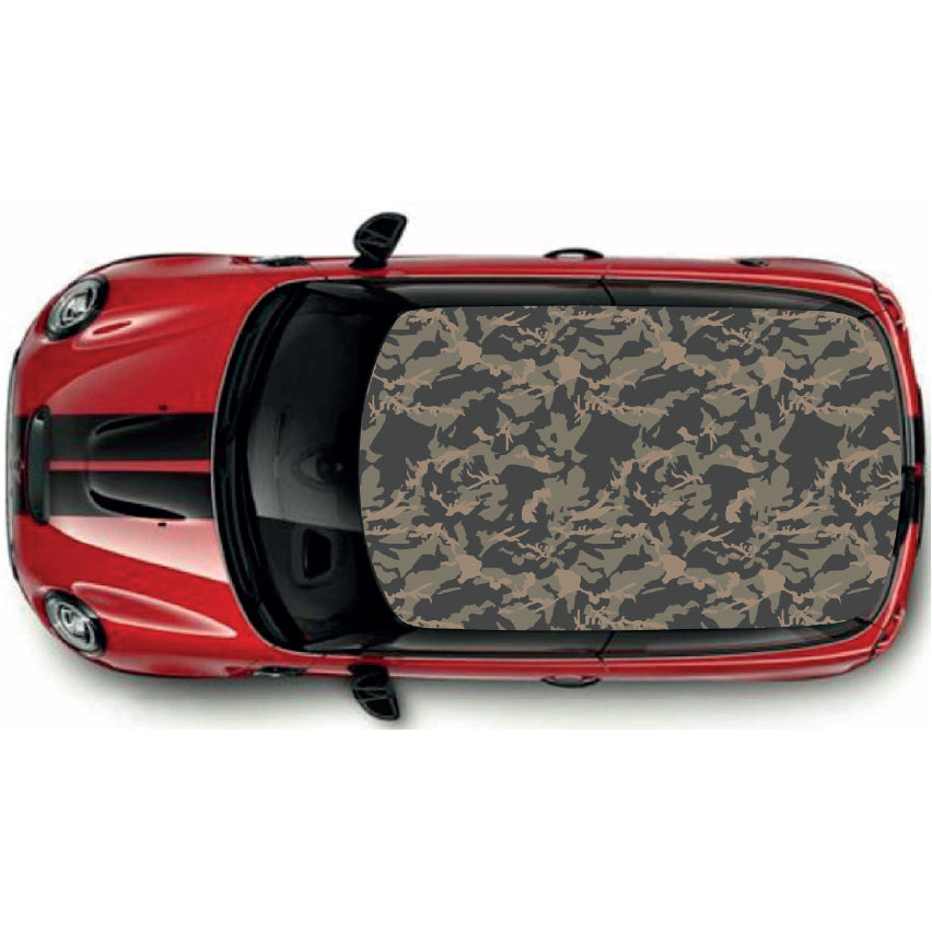Printed Roof Wrap For Mini Or Any Car Universal Various Designs Available