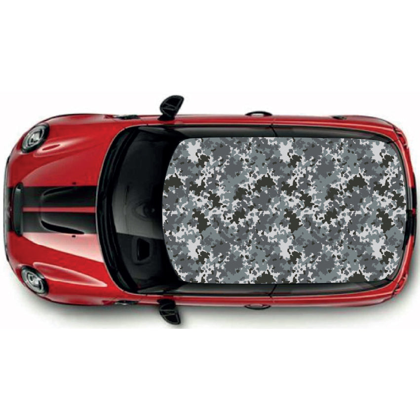 CRW060 Camouflage Roof wrap for Mini or any car universal