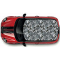 CRW060 Printed Roof Wrap For Mini Or Any Car Universal Various Designs Available