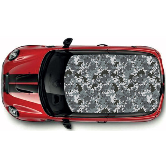 CRW060 Camouflage Roof wrap for Mini or any car universal