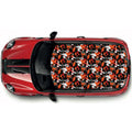 CRW063 Printed Roof Wrap For Mini Or Any Car Universal Various Designs Available