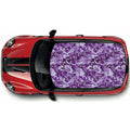 CRW064 Printed Roof Wrap For Mini Or Any Car Universal Various Designs Available