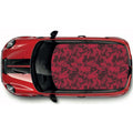 CRW066 Printed Roof Wrap For Mini Or Any Car Universal Various Designs Available