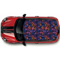 CRW073 Printed Roof Wrap For Mini Or Any Car Universal Various Designs Available