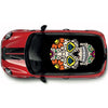 CRW075 Skull Roof wrap for Mini or any car universal