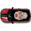 CRW080 Skull Roof wrap for Mini or any car universal