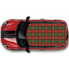 CRW082 Red and Green Tartan Roof wrap for Mini or any car universal