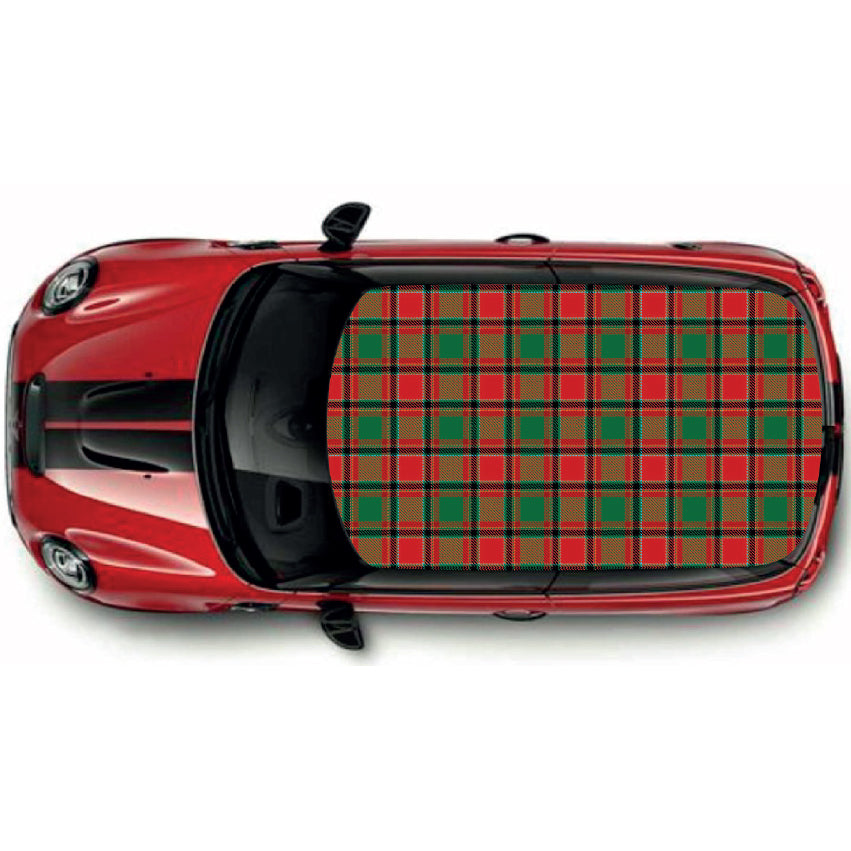 CRW082 Printed Roof Wrap For Mini Or Any Car Universal Various Designs Available