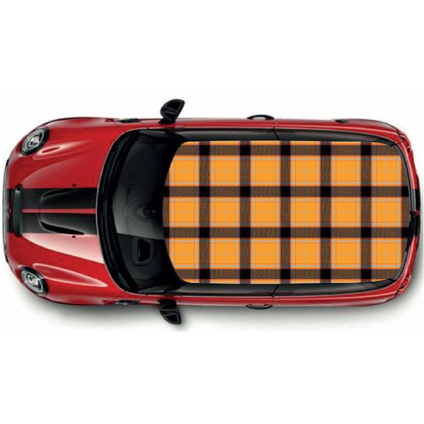 Printed Roof Wrap For Mini Or Any Car Universal Various Designs Available