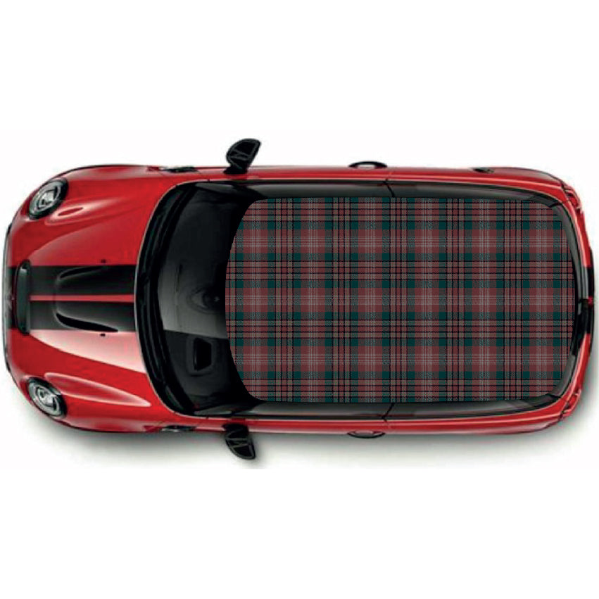 CRW084 Tartan Roof wrap for Mini or any car universal